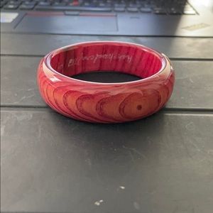 Handmade Pink Bangle Bracelet